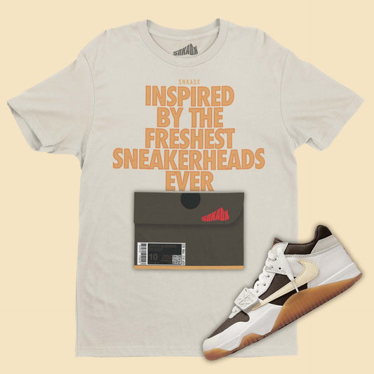 Shoe Box T-Shirt Matching Travis Scott Jordan Jumpman Jack Sail