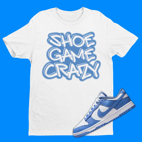 Shoe Game Crazy T-Shirt Matching Dunk Polar Blue