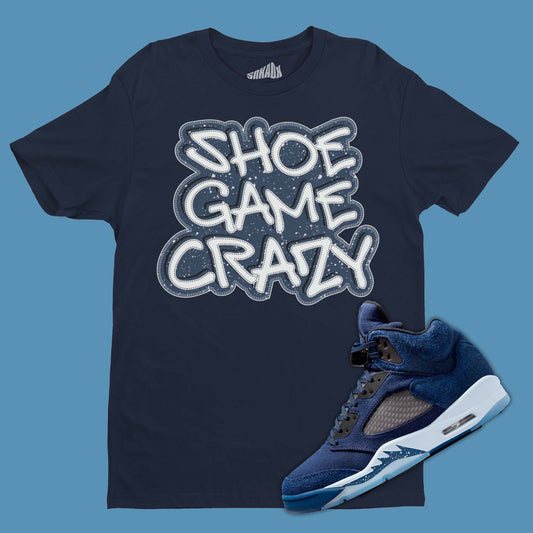 Air Jordan 5 Midnight Navy Matching T-Shirt from SNKADX