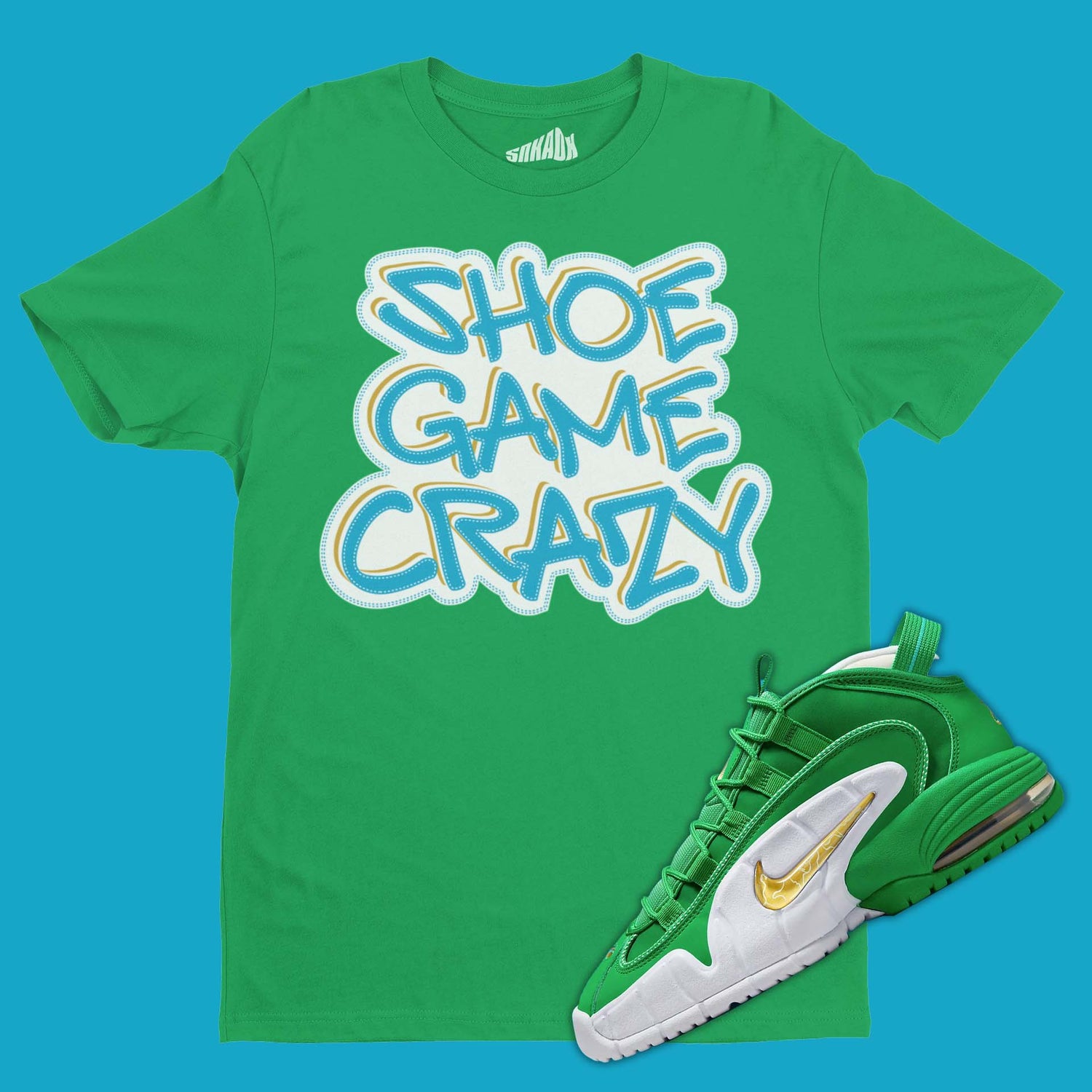 Air Max Penny 1 Stadium Green Matching T-Shirt from SNKADX