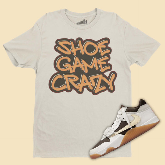 Shoe Game Crazy T-Shirt Matching Travis Scott Jordan Jumpman Jack Sail