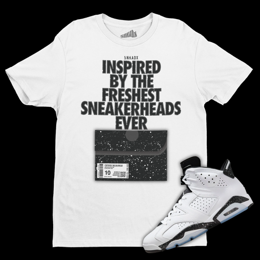 Shoe Box T-Shirt Matching Air Jordan 6 Reverse Oreo