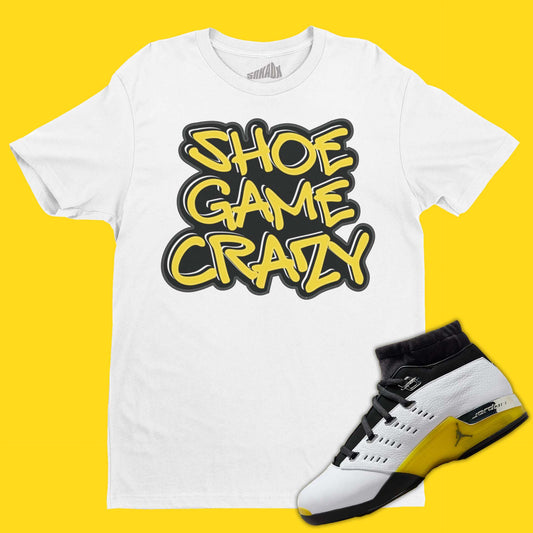 Shoe Game Crazy T-Shirt Matching Air Jordan 17 Low Lightning