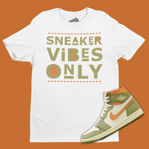 Sneaker Vibes Only T-Shirt Matching Air Jordan 1 High OG Celadon