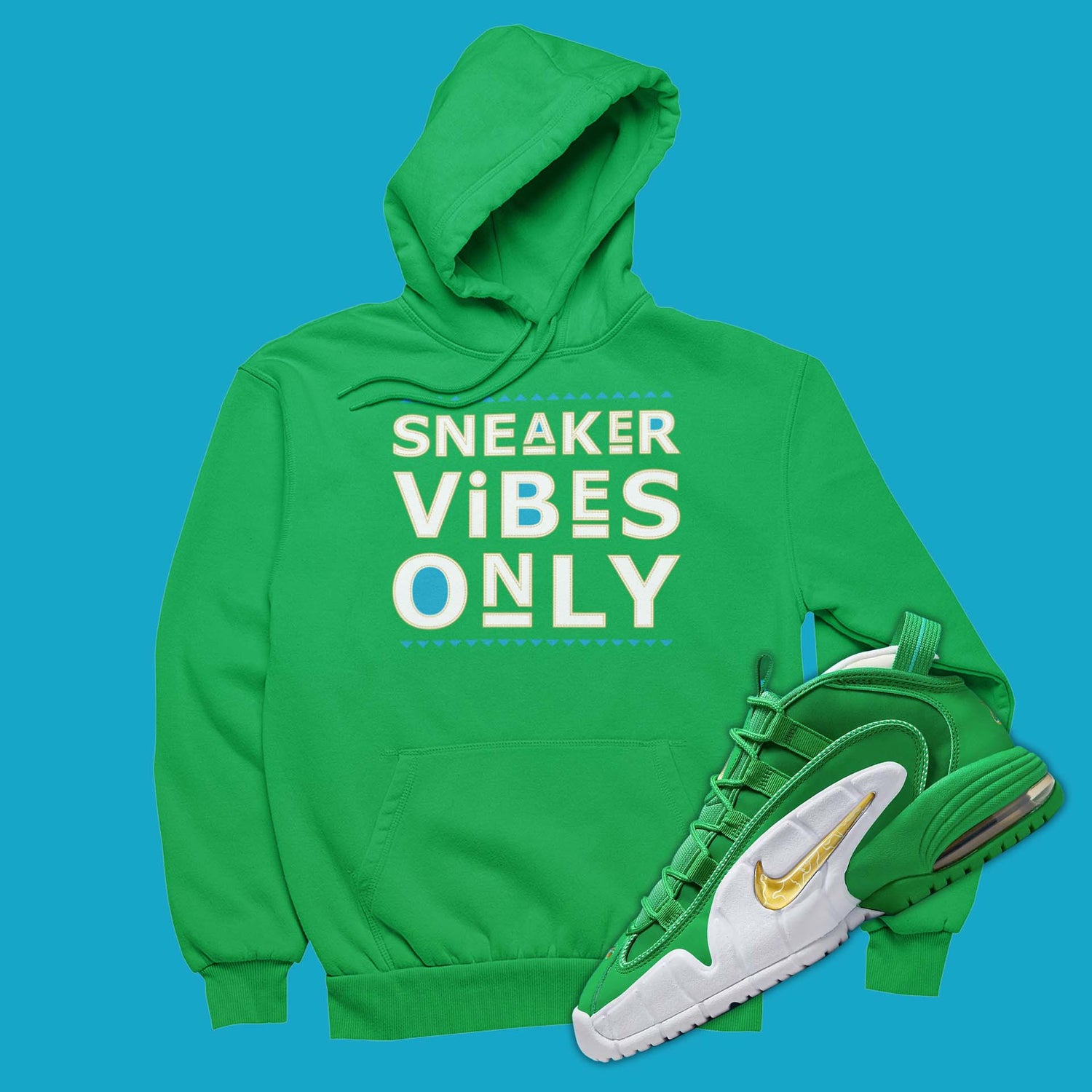 This sneaker match hoodie is the perfect sweatshirt to match your Air Max Penny 1 Stadium Green