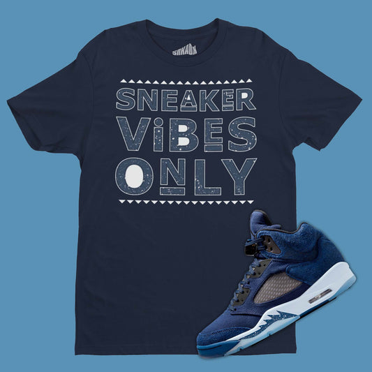 Air Jordan 5 Midnight Navy Matching T-Shirt from SNKADX