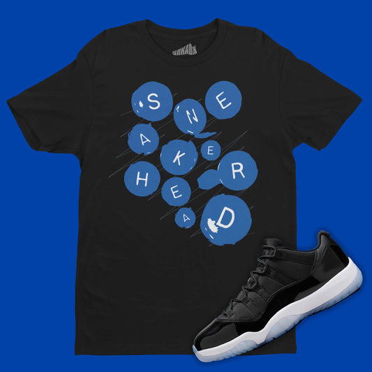 Sneakerhead Buttons T-Shirt Matching Air Jordan 11 Low Space Jam