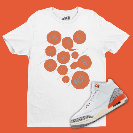 Sneaker Ball T-Shirt Matching Air Jordan 3 Georgia Peach