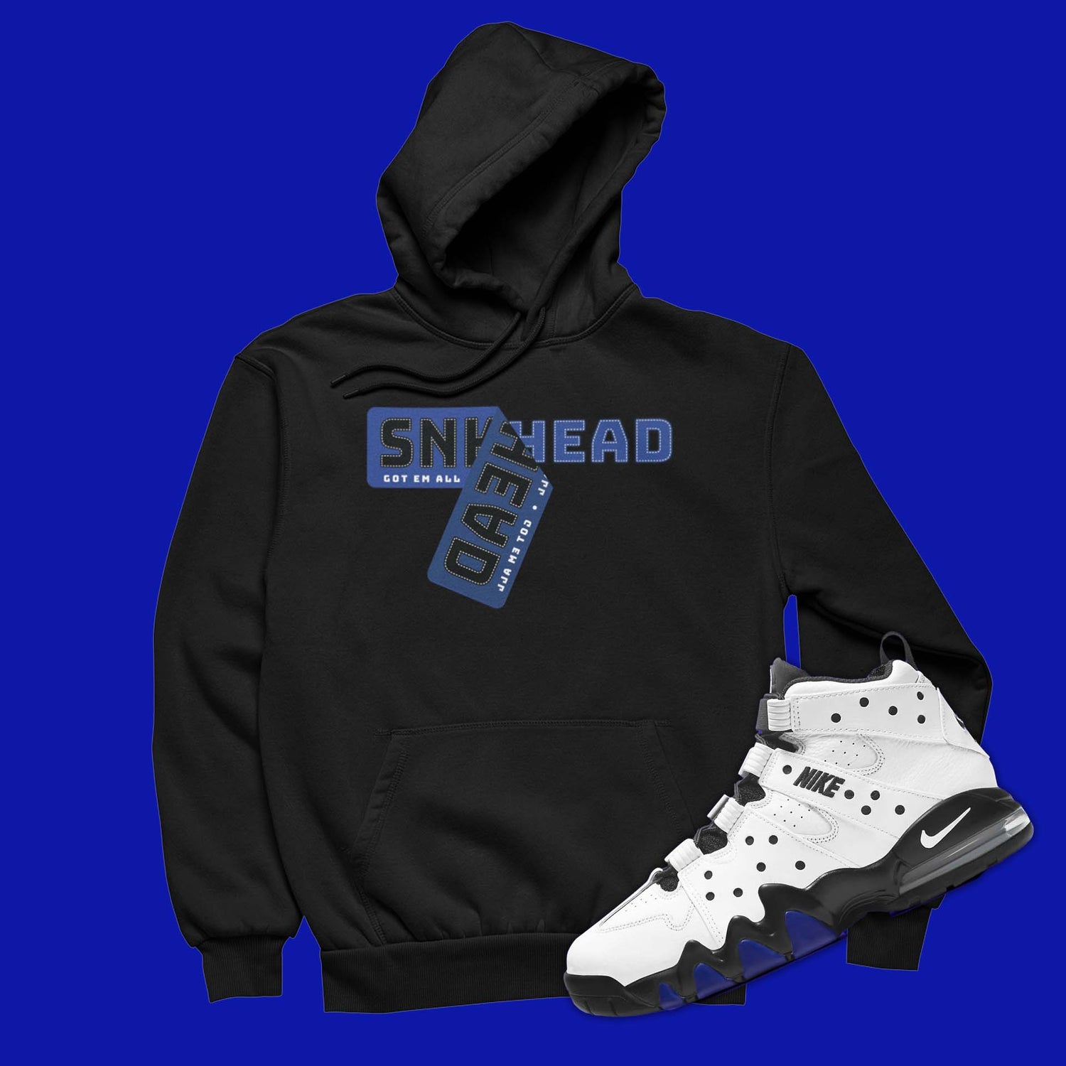Sneakerhead Sticker Hoodie To Match Air Max2 CB 94 Old Royal