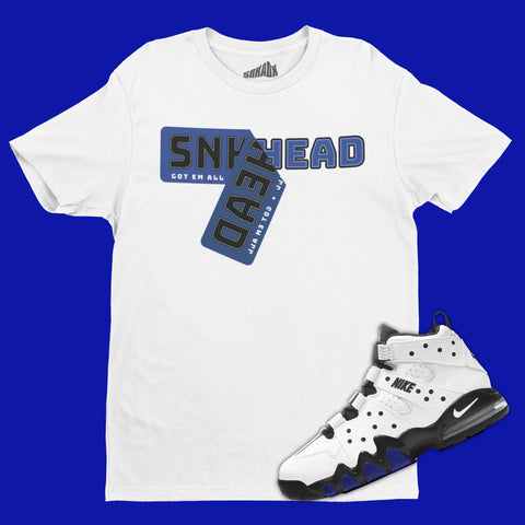 Sneakerhead Sticker White T-Shirt Matching Nike Air Max2 CB 94 Old Royal