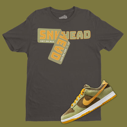 Nike Dunk Low Dusty Olive Matching T-Shirt