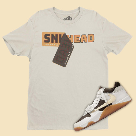 Sneakerhead Sticker T-Shirt Matching Travis Scott Jordan Jumpman Jack Sail