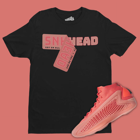 Sneakerhead T-Shirt Matching AE1 Coral Georgia Red Clay
