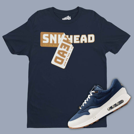 Sneakerhead T-Shirt Matching Air Max 1 86 OG Jackie Robinson