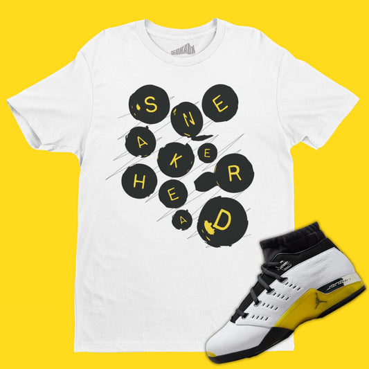 Sneakerhead Buttons T-Shirt Matching Air Jordan 17 Low Lightning