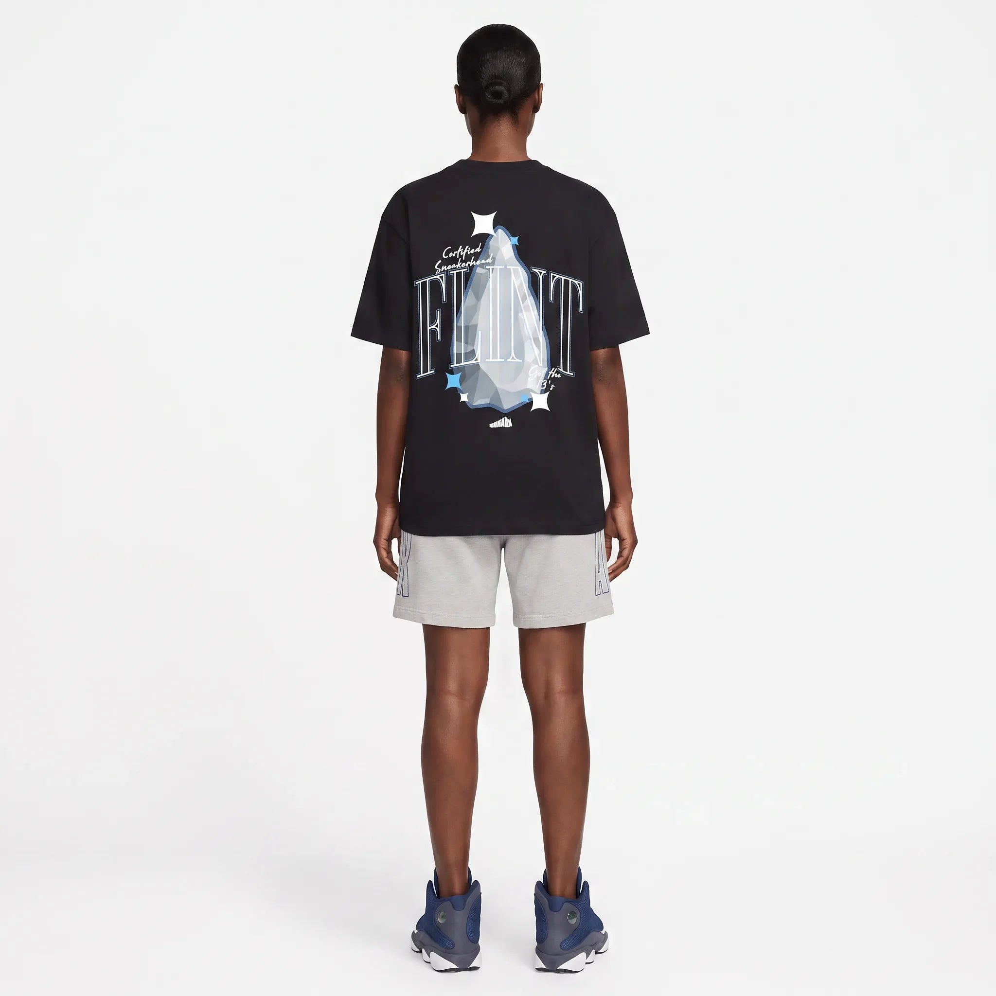 Flint Stone T-Shirt (Black) Matching Air Jordan 13 Flint