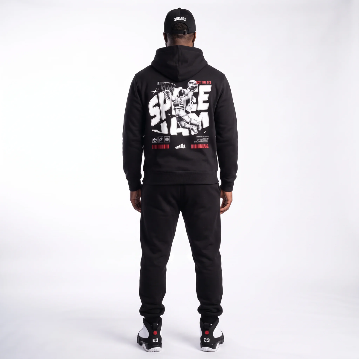 Fly Astronaut Fleece Zip Hoodie Matching Air Jordan 9 Space Jam