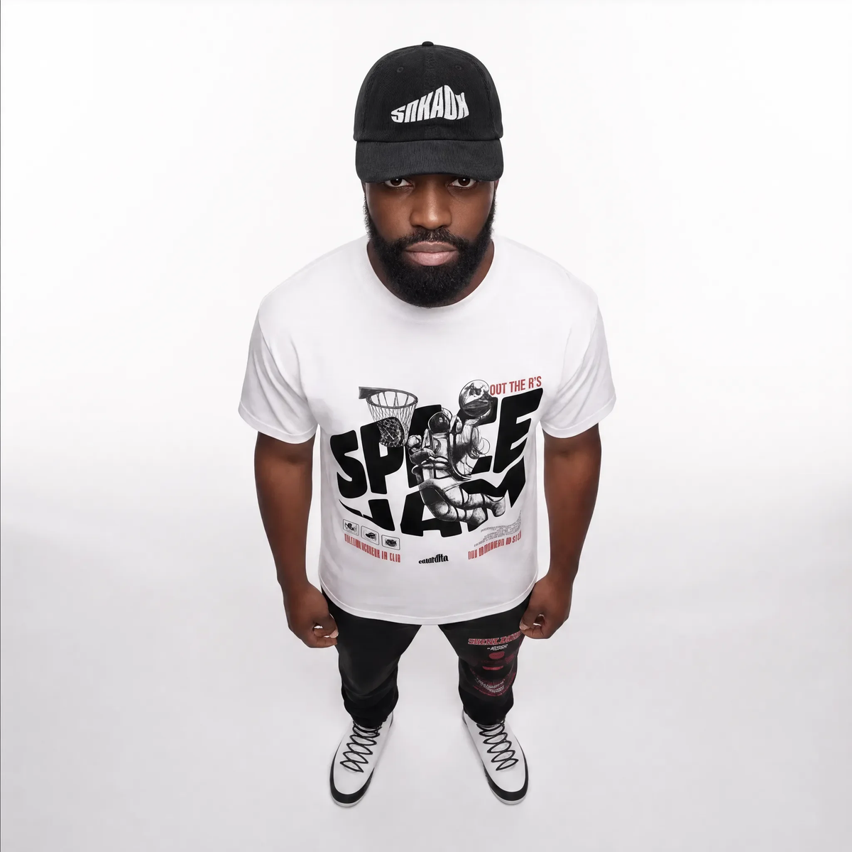 Fly Astronaut Tee (White) Matching Air Jordan 9 Space Jam