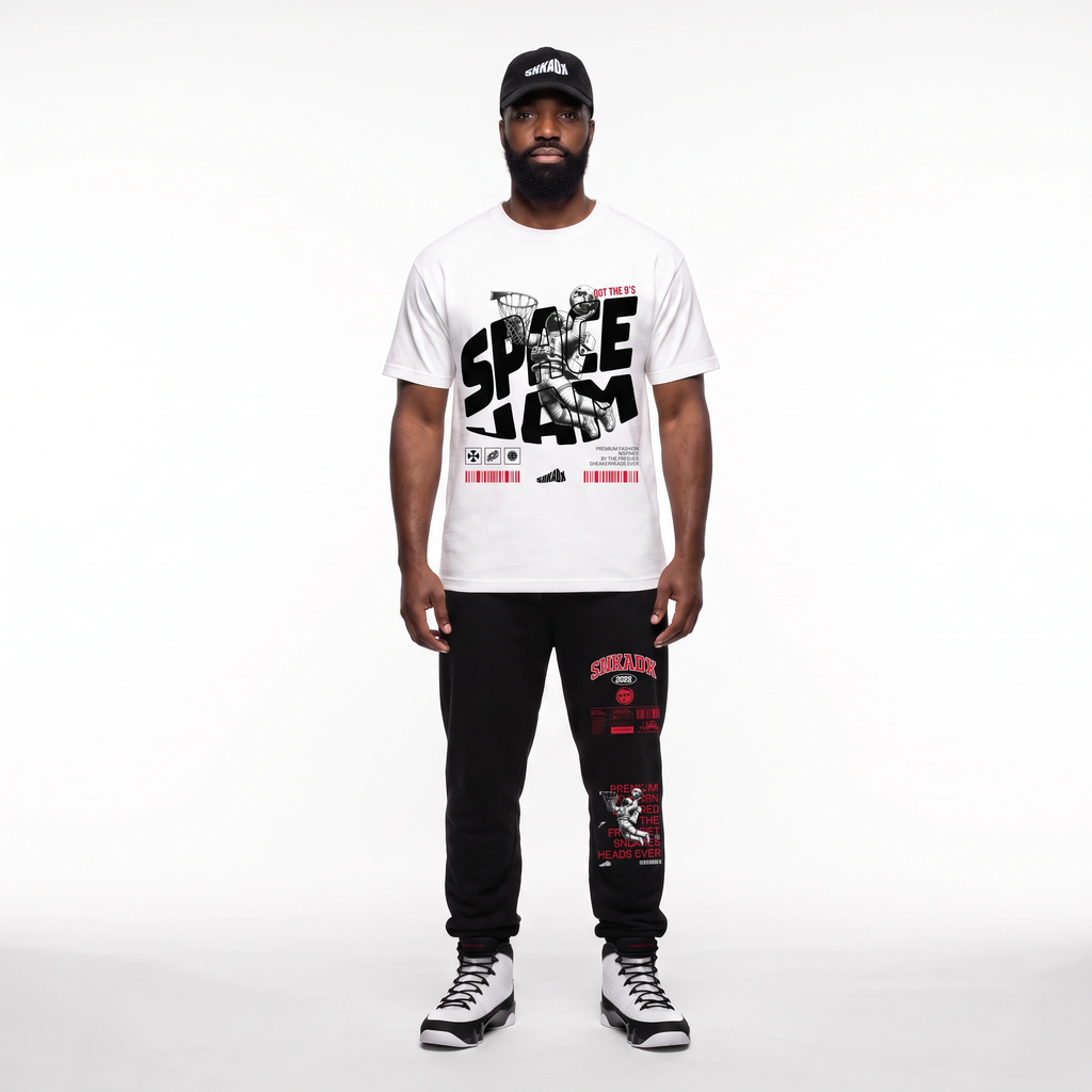 Fly Astronaut Tee (White) Matching Air Jordan 9 Space Jam