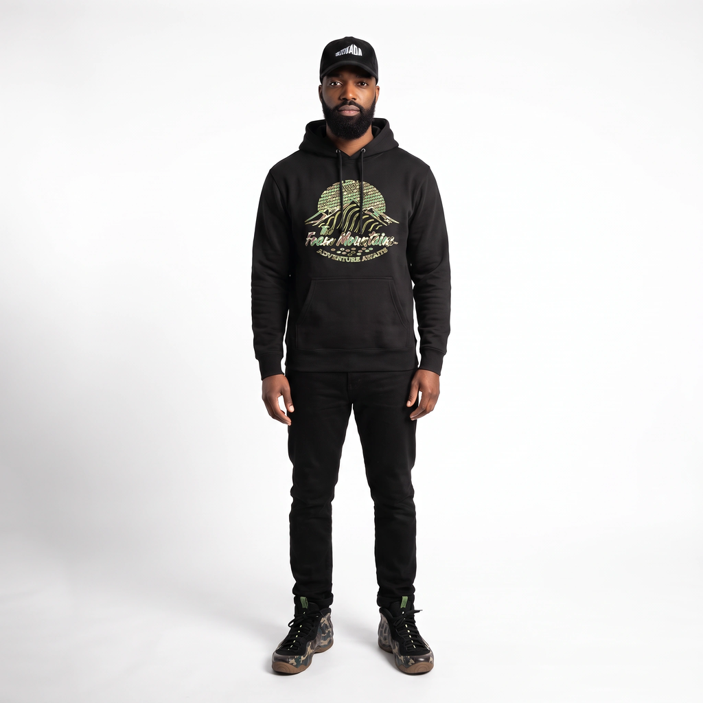Foam Mountains Heavyweight Hoodie Matching Air Foamposite Pro Camo
