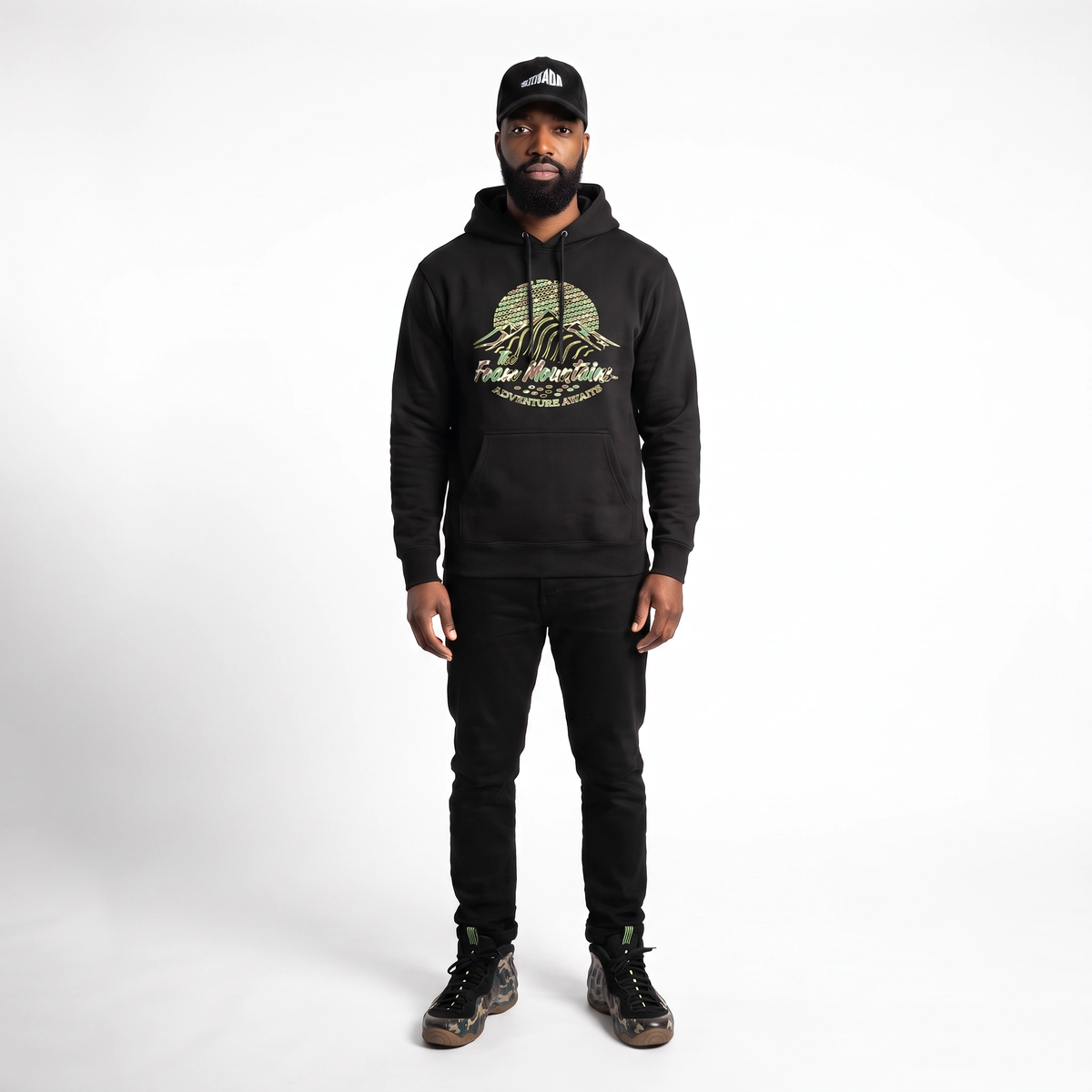 Foam Mountains Heavyweight Hoodie Matching Air Foamposite Pro Camo