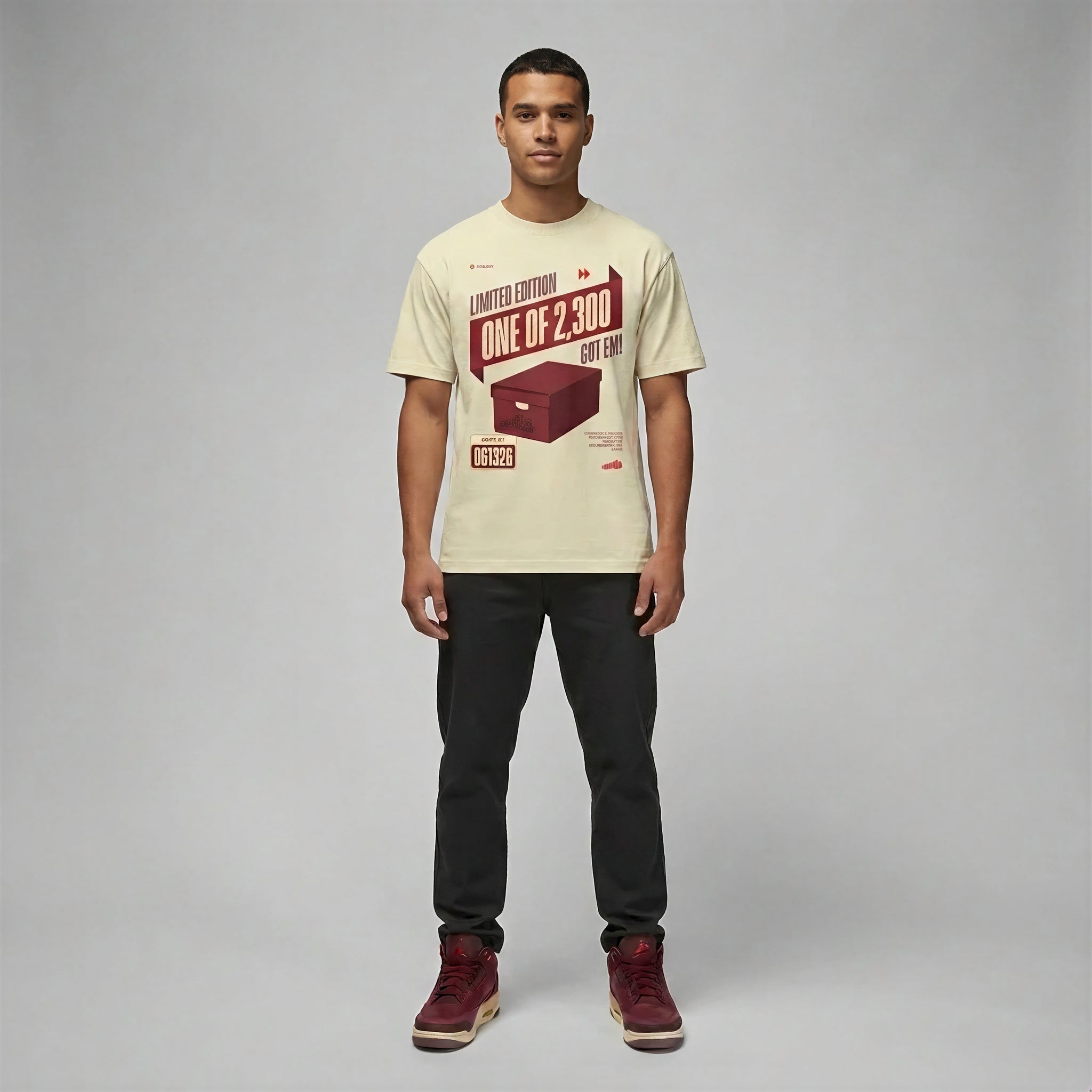 Limited Edition Premium T-Shirt Matching Air Jordan 3 BIN 23
