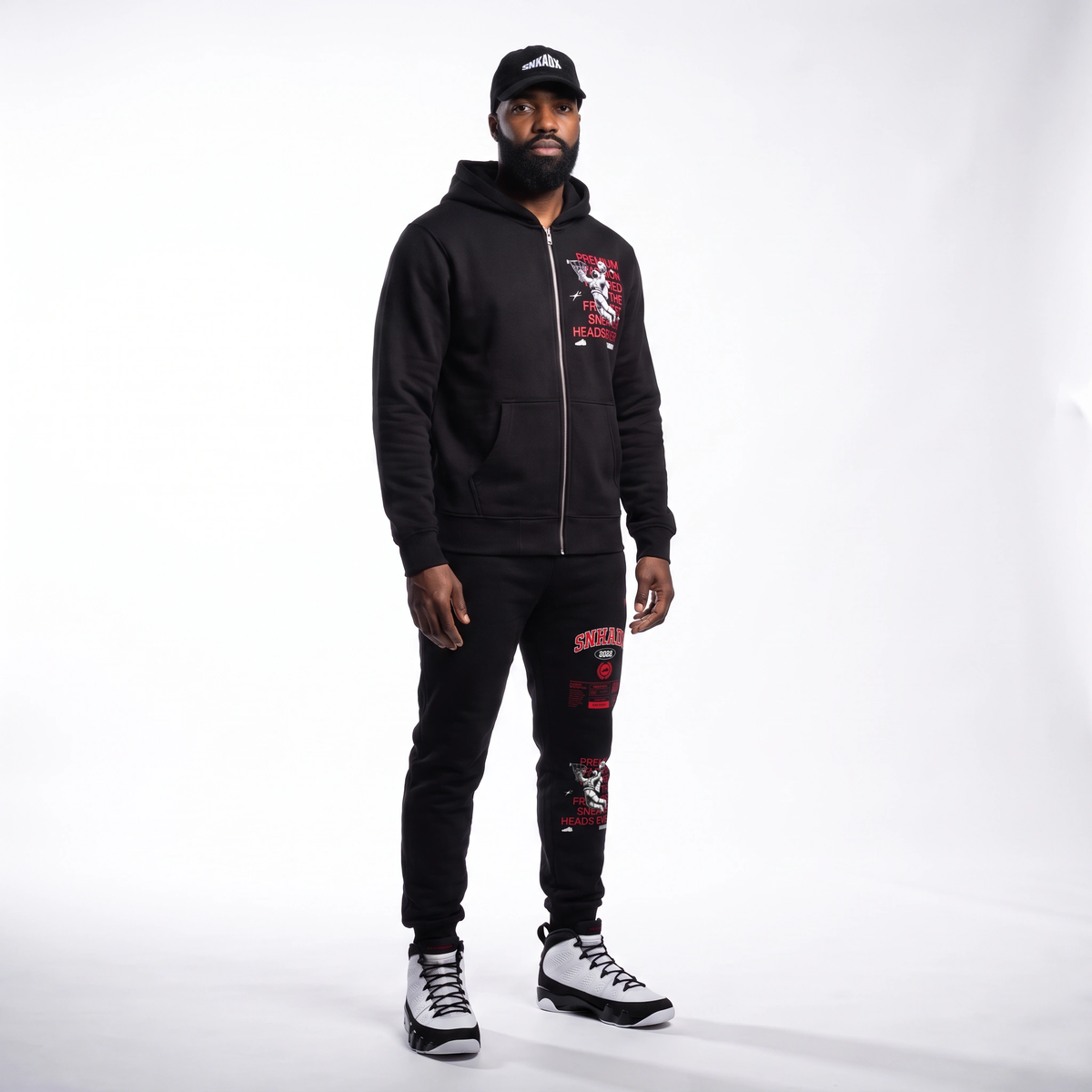 Fly Astronaut Fleece Zip Hoodie Matching Air Jordan 9 Space Jam