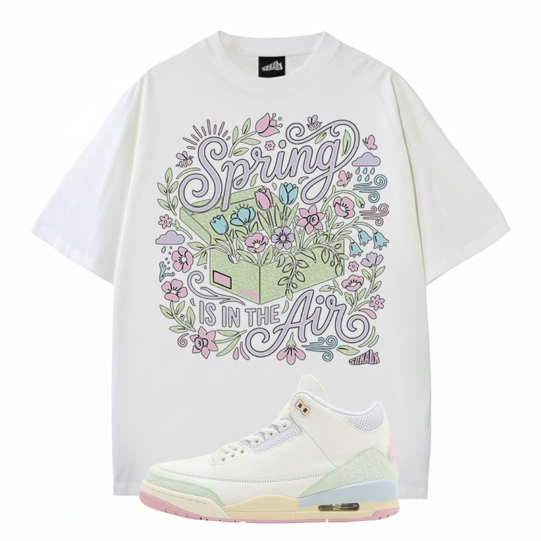 Spring Oversized Premium T-Shirt Matching Jordan 3 Spring Is In The Air
