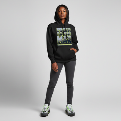 Fresh To The Max Heavyweight Hoodie Matching Air Max 95 Neon Big Bubble