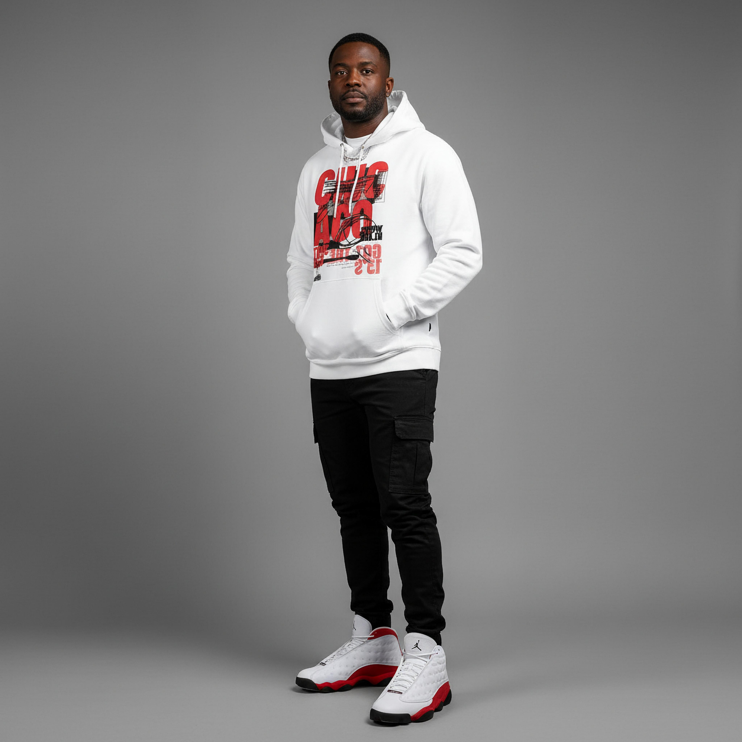 Chicago 13 Heavyweight Hoodie Matching Jordan 13 Chicago
