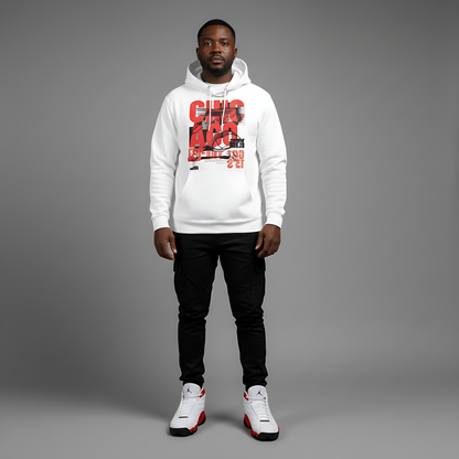 Chicago 13 Heavyweight Hoodie Matching Jordan 13 Chicago