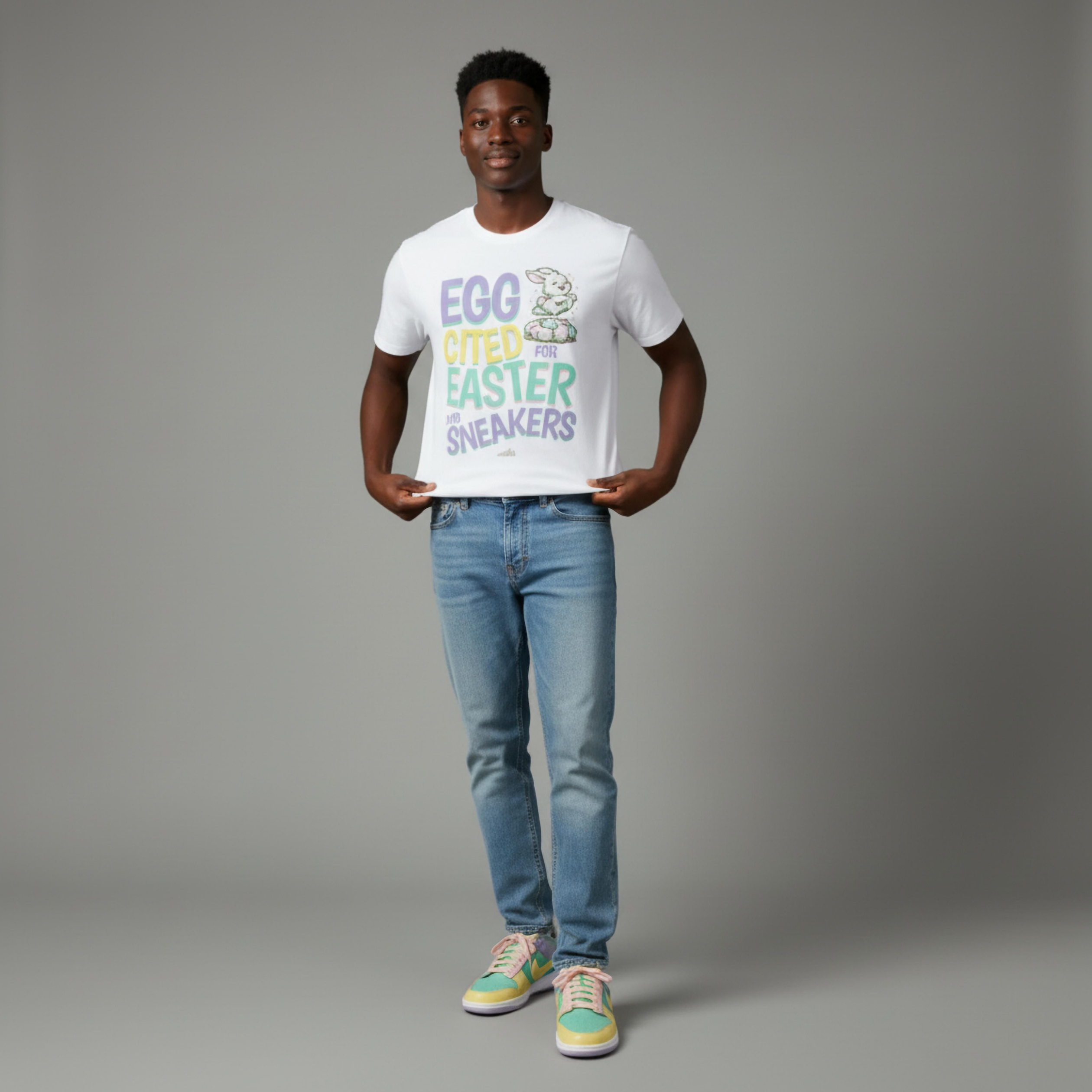 Easter 2026 Oversized Premium T-Shirt Matching Dunk Low Easter