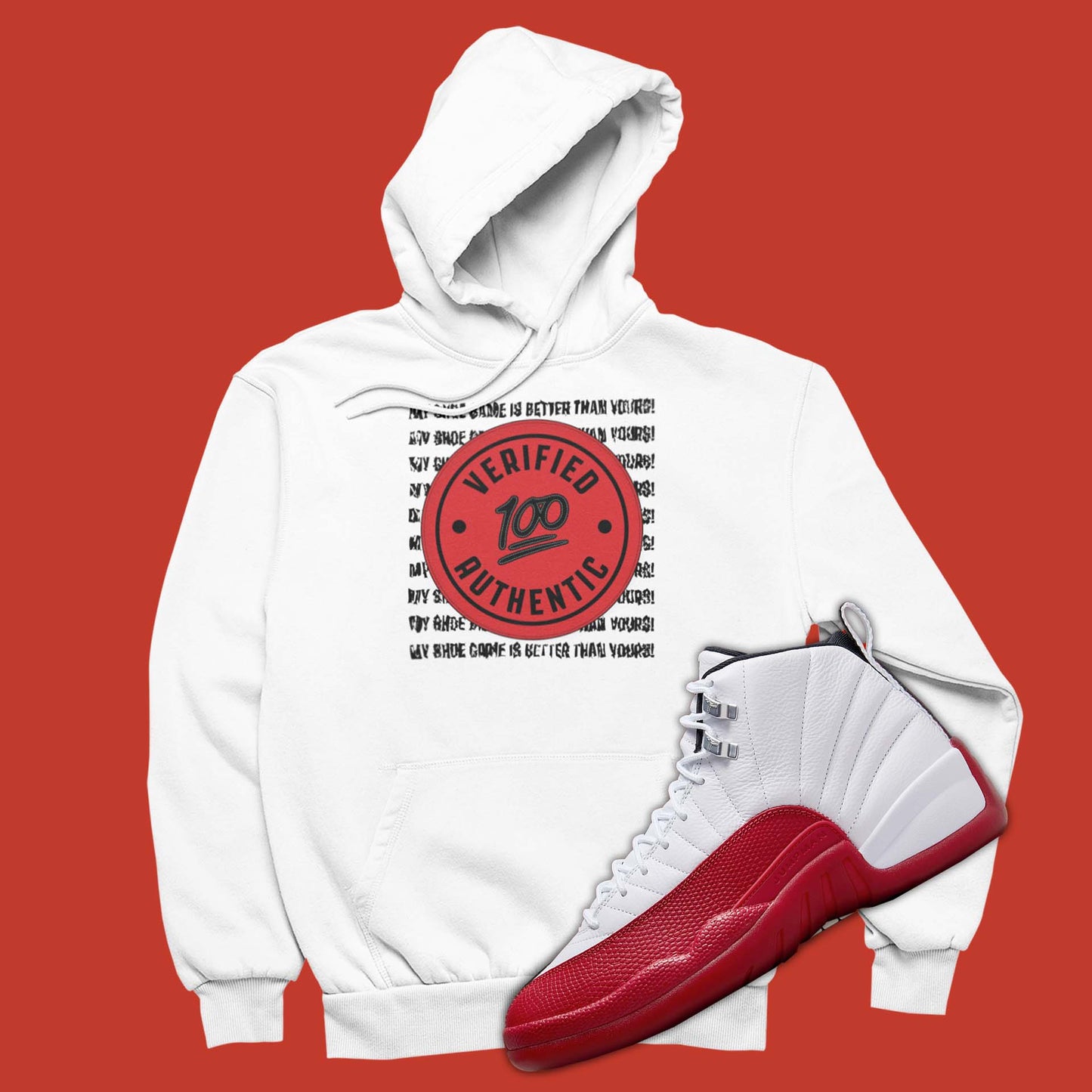 the perfect sweatshirt to match your Air Jordan 12 Cherry