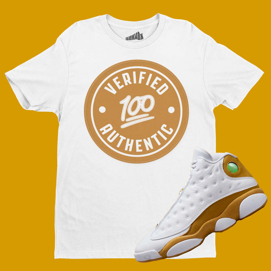 Air Jordan 13 Wheat Matching T-Shirt from SNKADX