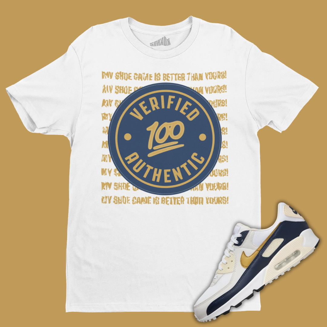 Verified Authentic T-Shirt Matching Air Max 90 Olympics