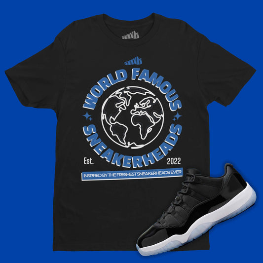 World Famous Sneakerhead T-Shirt Matching Air Jordan 11 Low Space Jam