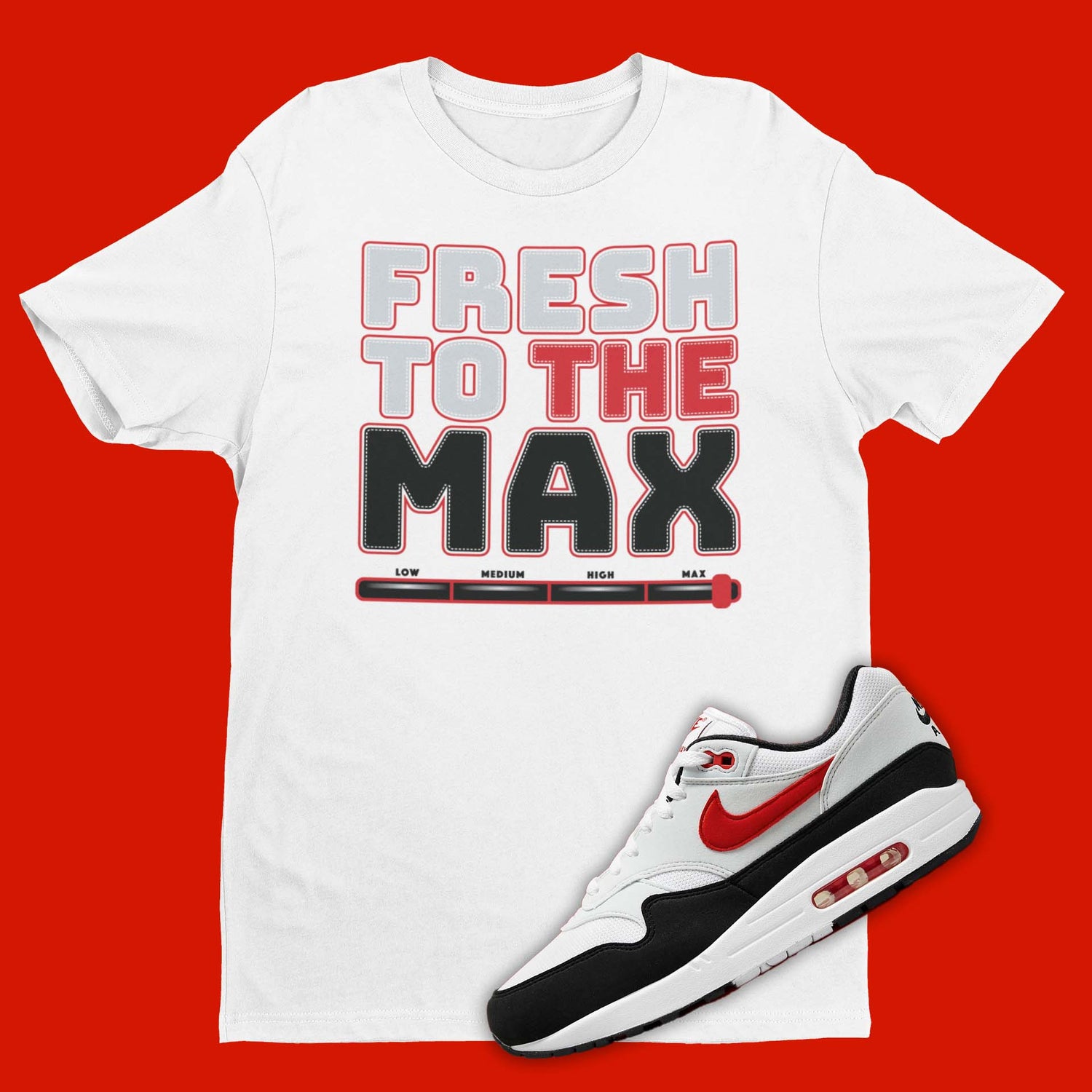 Nike Air Max 1 Chili 2023 FD9082-101 Fresh To The Max T-shirt