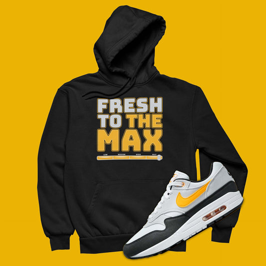 Fresh To The Max Hoodie To Match Air Max 1 White University Gold