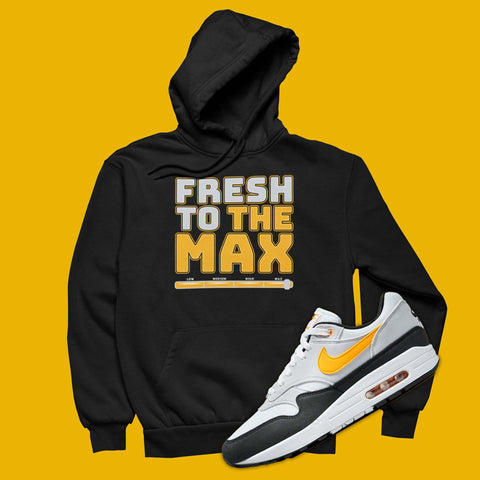 Fresh To The Max Hoodie To Match Air Max 1 White University Gold