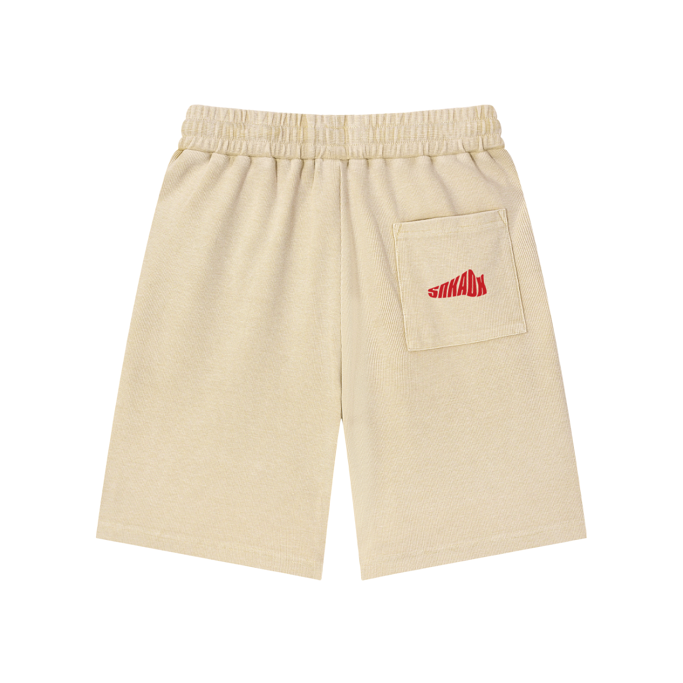 Brick Shop Mineral Wash Waffle Knit Shorts Matching BIKE AIR x Nigel Sylvester x Jordan 4 Brick After Brick