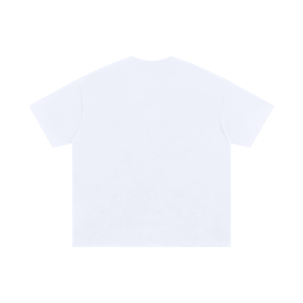 Veteran Sneakerhead Oversized Heavyweight T-Shirt Matching fragment x Travis Scott x Air Jordan 1 Low White/Blue (White Tee)