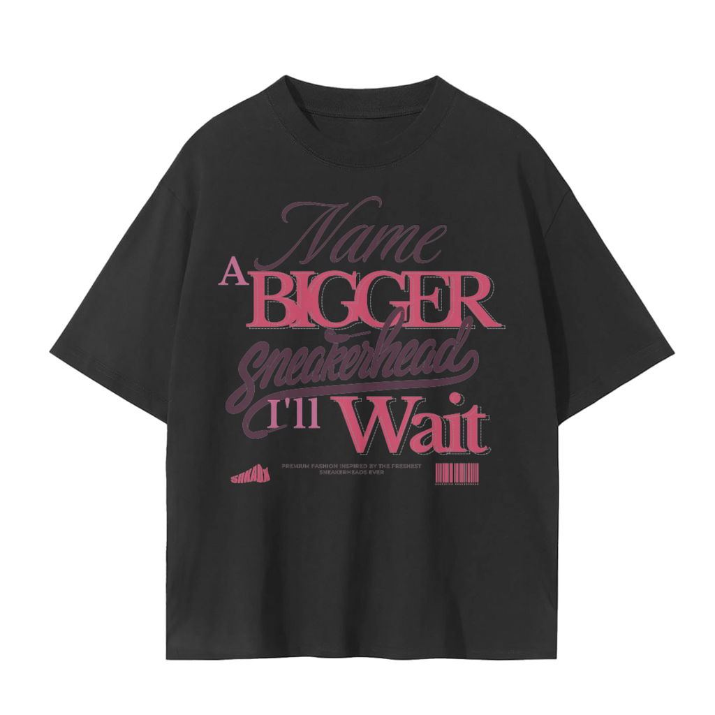 Name A Bigger Sneakerhead Heavyweight T-Shirt Matching Air Foamposite One Cough Drop
