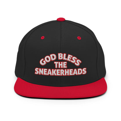black and red snap back hat designed to match Air Jordan 7 white infrared'