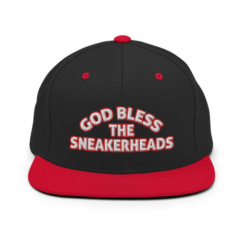 black and red snap back hat designed to match Air Jordan 7 white infrared'