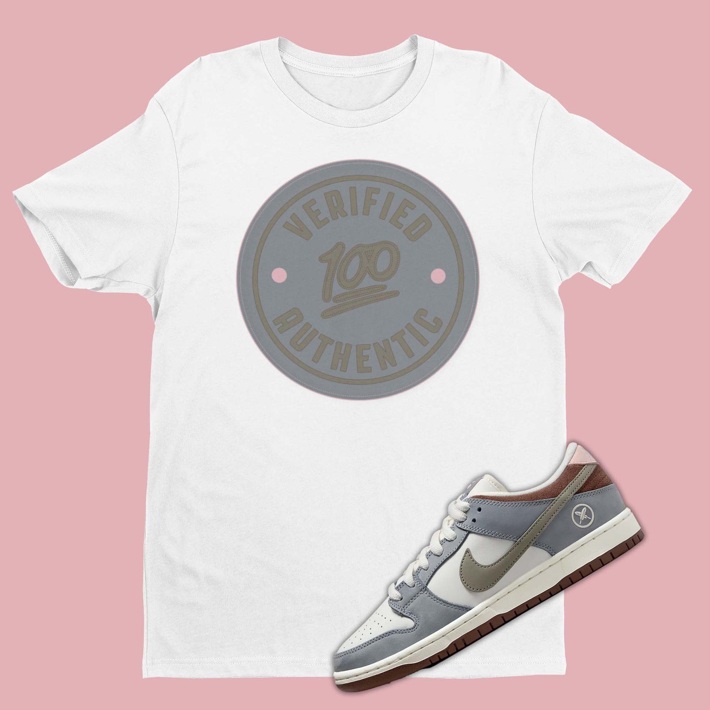 Stay stylish with the Verified Authentic Nike x Yuto Horigomei Dunk Matching T-Shirt from SNKADX
