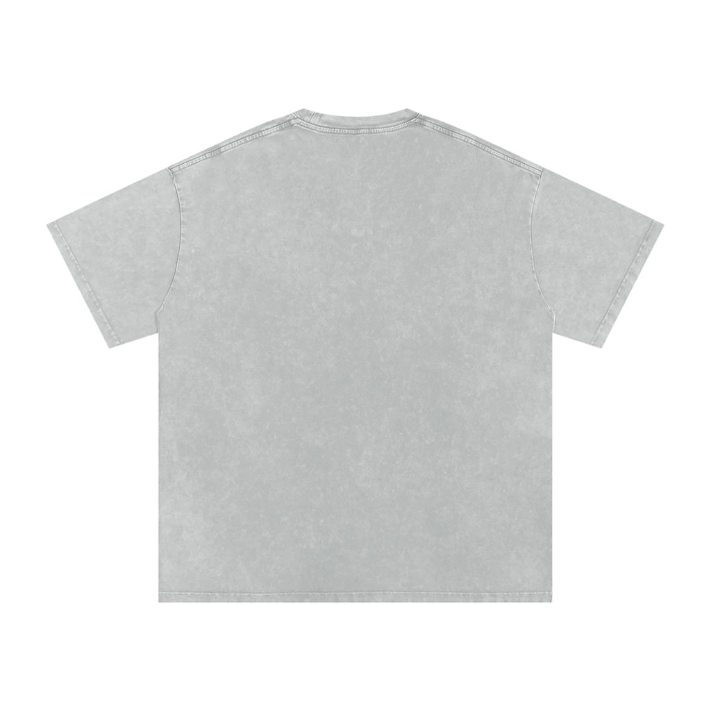 992 Stacked Snow Washed Oversized T-Shirt Matching NB 992 Shadow Grey