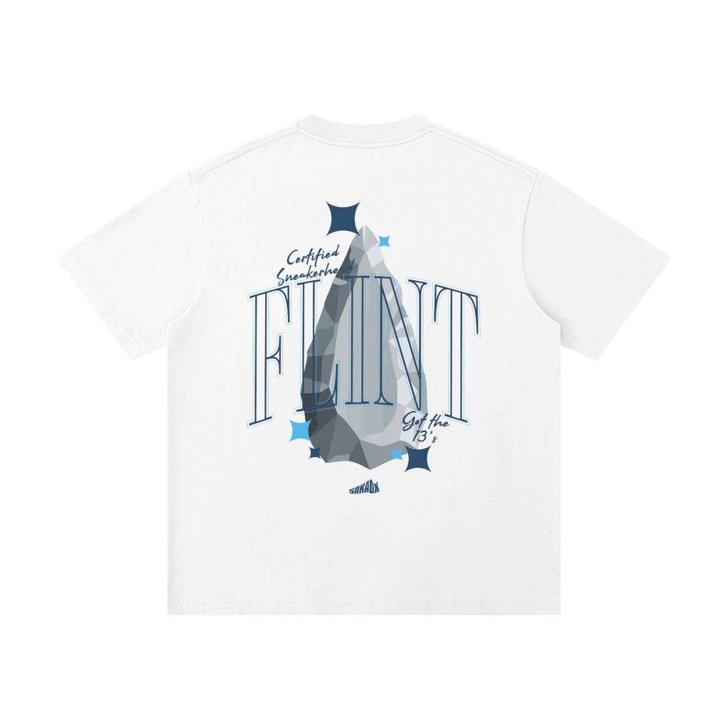 Flint Stone T-Shirt (White) Matching Air Jordan 13 Flint