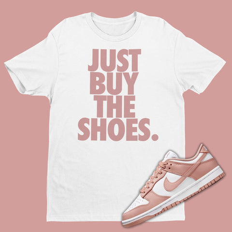 The perfect shirt to match your Nike Dunk Rose Whisper sneakers! Our Match Rose Whisper Dunks t-shirt is made to compliment your kicks. Bring your sneakers to the next level with this Dunk Rose Whisper shirt. Match and feel trendy with this graphic tee!