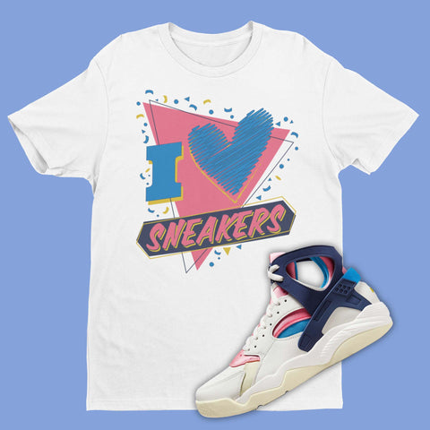 Nike Air FLight Huarache Nike Gear Matching T-Shirt in 90s clothing style