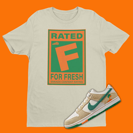 Nike Jarritos Dunk Low Phantom and Malachite sneaker matching tee